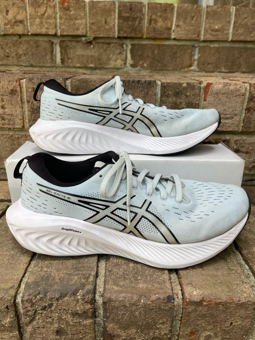 ASICS Gel-Excite 10 Running Shoes Light Blue Black Women’s Size 8 - Picture 7 of 16